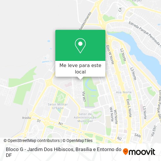Bloco G - Jardim Dos Hibiscos mapa