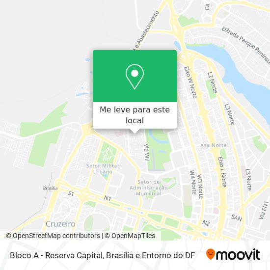 Bloco A - Reserva Capital mapa