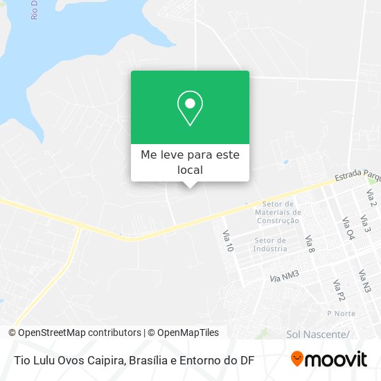 Tio Lulu Ovos Caipira mapa