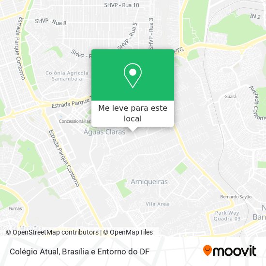 Colégio Atual mapa