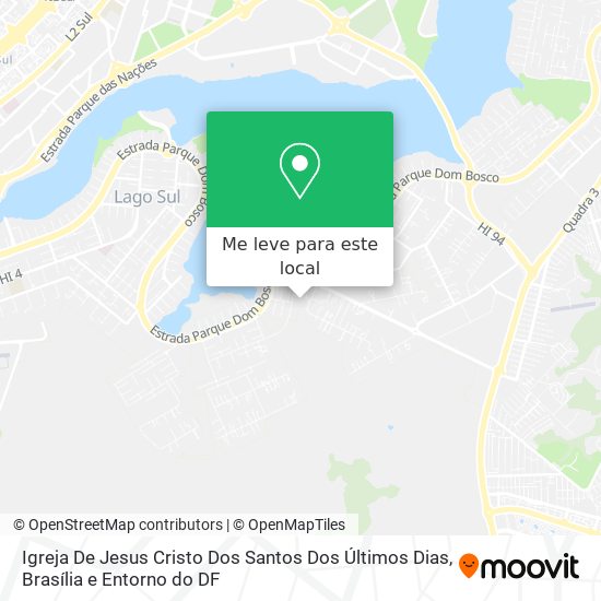 Igreja De Jesus Cristo Dos Santos Dos Últimos Dias mapa
