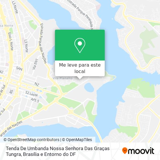Tenda De Umbanda Nossa Senhora Das Graças Tungra mapa