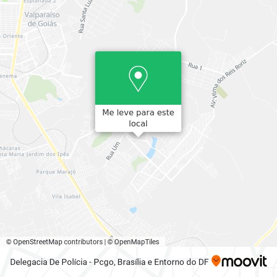 Delegacia De Polícia - Pcgo mapa