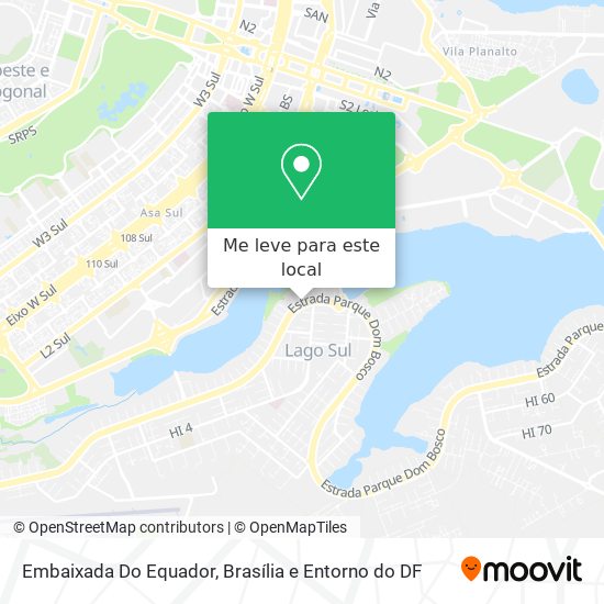 Embaixada Do Equador mapa