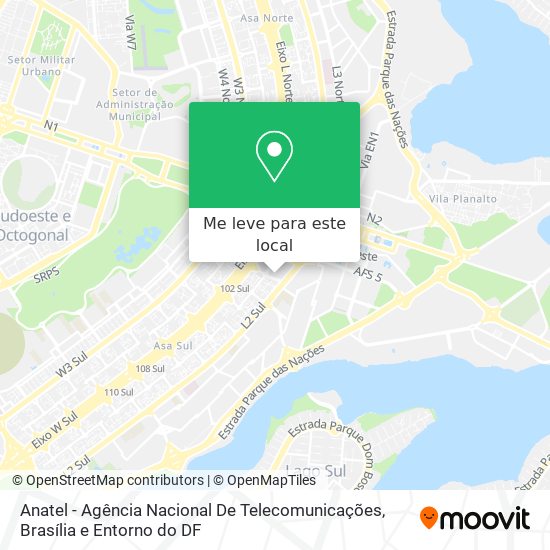 Anatel - Agência Nacional De Telecomunicações mapa