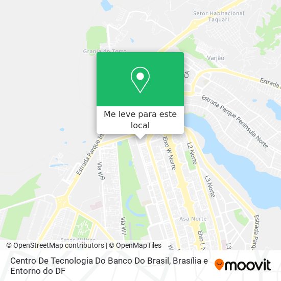 Centro De Tecnologia Do Banco Do Brasil mapa