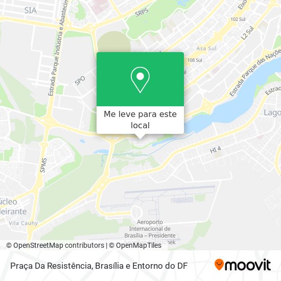 Praça Da Resistência mapa