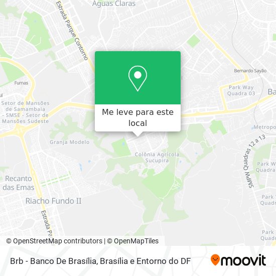 Brb - Banco De Brasília mapa