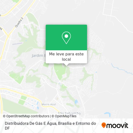 Distribuidora De Gás E Água mapa