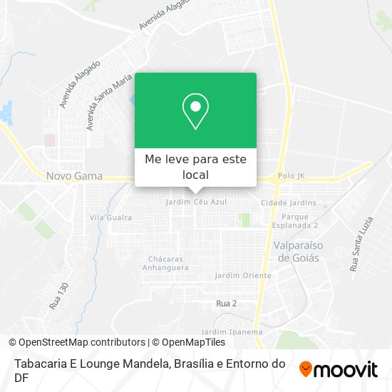 Tabacaria E Lounge Mandela mapa