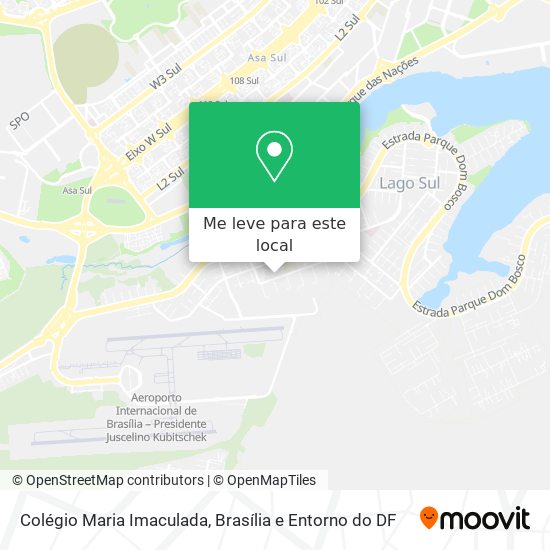 Colégio Maria Imaculada mapa