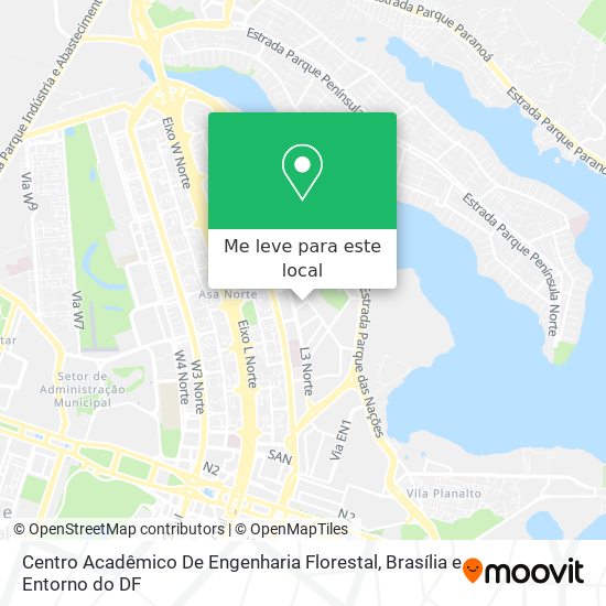 Centro Acadêmico De Engenharia Florestal mapa