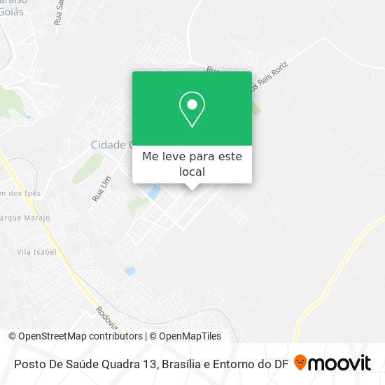 Posto De Saúde Quadra 13 mapa