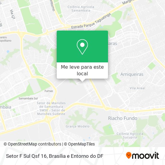 Setor F Sul Qsf 16 mapa