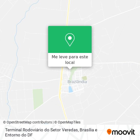 Terminal Rodoviário do Setor Veredas mapa