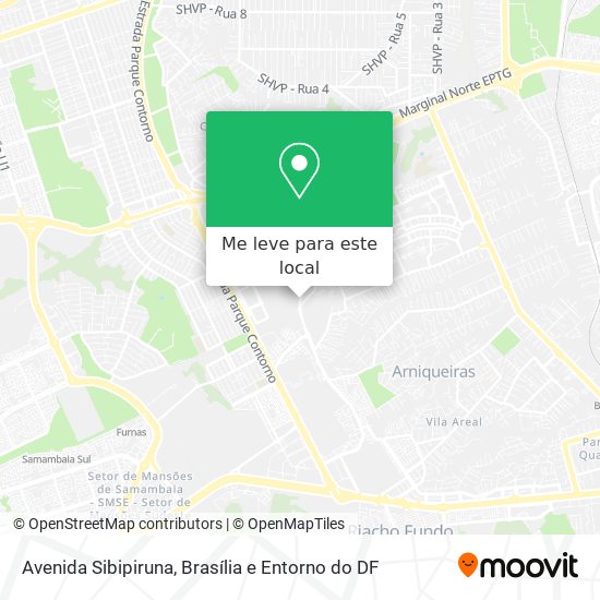 Avenida Sibipiruna mapa