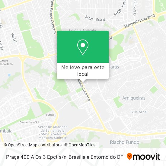 Praça 400 A Qs 3 Epct s/n mapa