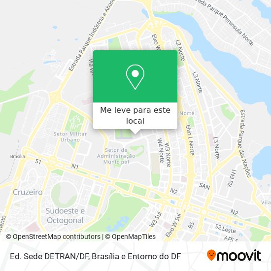 Ed. Sede DETRAN/DF mapa
