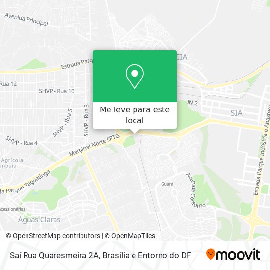 Saí Rua Quaresmeira 2A mapa