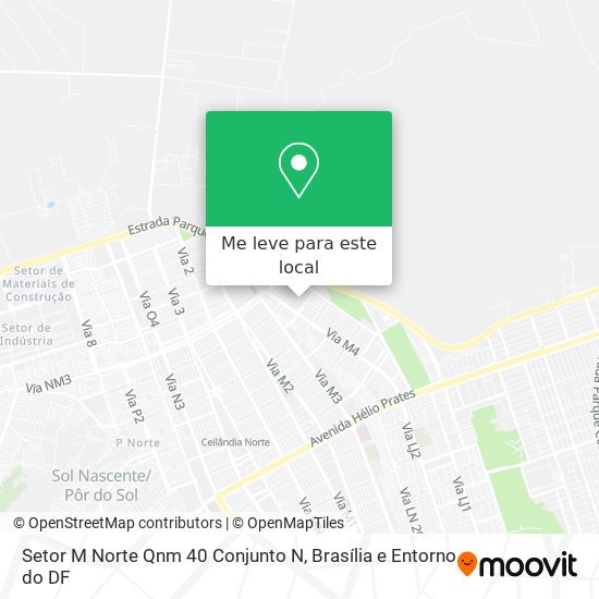 Setor M Norte Qnm 40 Conjunto N mapa