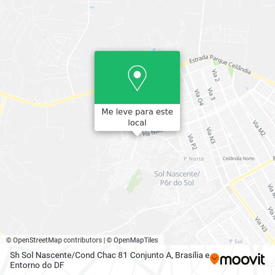 Sh Sol Nascente / Cond Chac 81 Conjunto A mapa