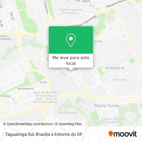 Taguatinga Sul mapa