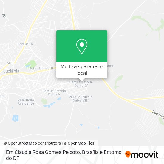 Em Claudia Rosa Gomes Peixoto mapa