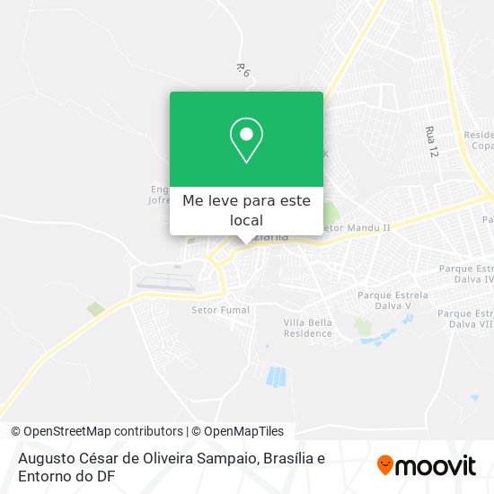 Augusto César de Oliveira Sampaio mapa