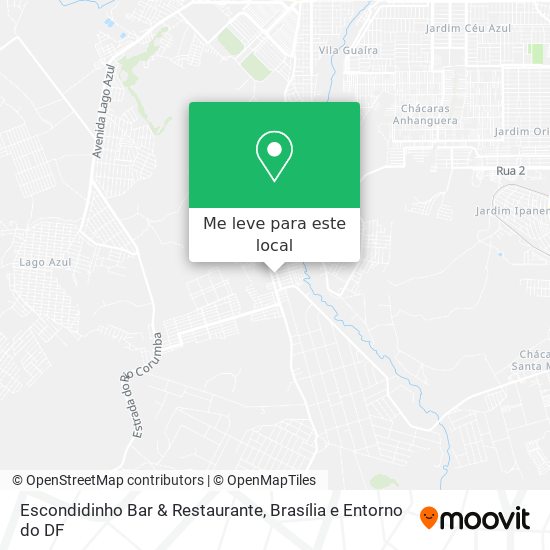 Escondidinho Bar & Restaurante mapa