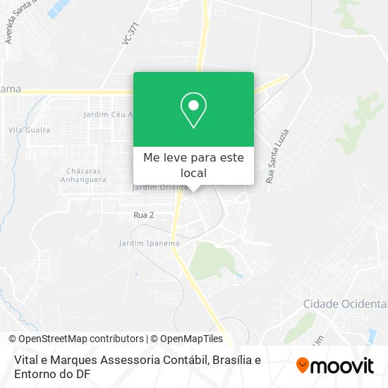 Vital e Marques Assessoria Contábil mapa