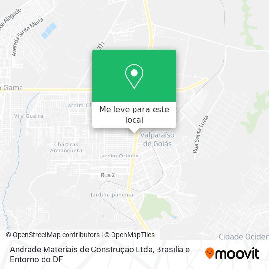Andrade Materiais de Construção Ltda mapa