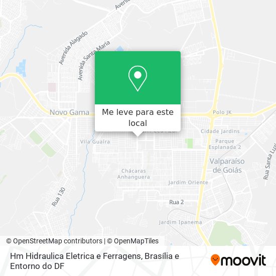 Hm Hidraulica Eletrica e Ferragens mapa