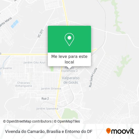 Vivenda do Camarão mapa