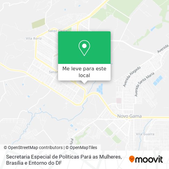 Secretaria Especial de Políticas Pará as Mulheres mapa