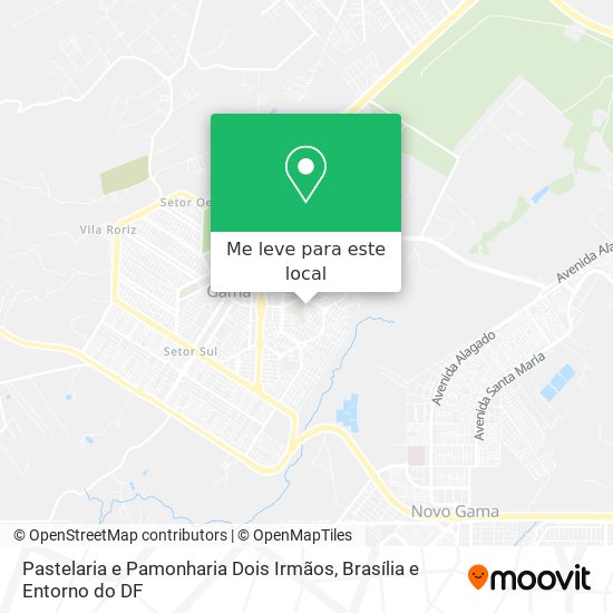Pastelaria e Pamonharia Dois Irmãos mapa