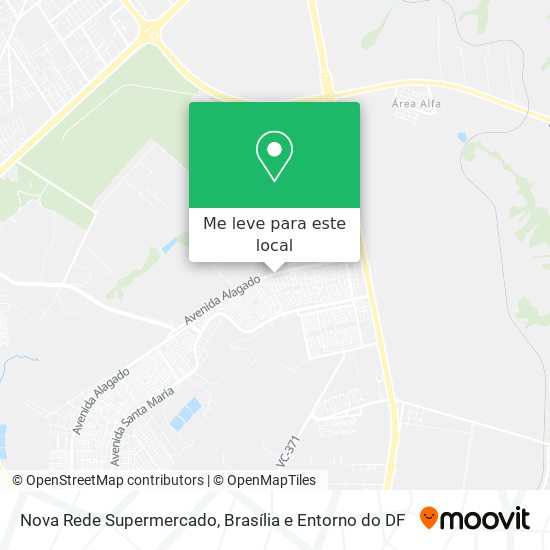 Nova Rede Supermercado mapa