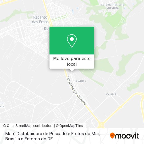 Maré Distribuidora de Pescado e Frutos do Mar mapa