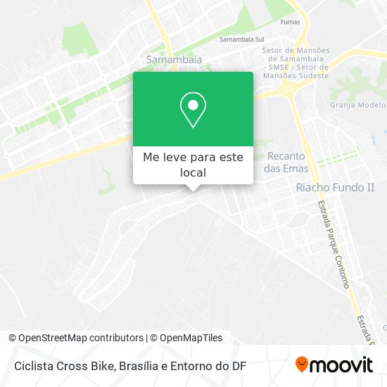 Ciclista Cross Bike mapa