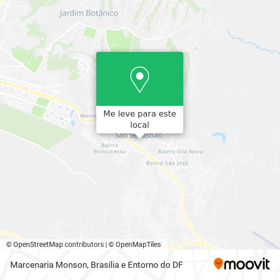 Marcenaria Monson mapa