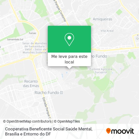 Cooperativa Beneficente Social Saúde Mental mapa