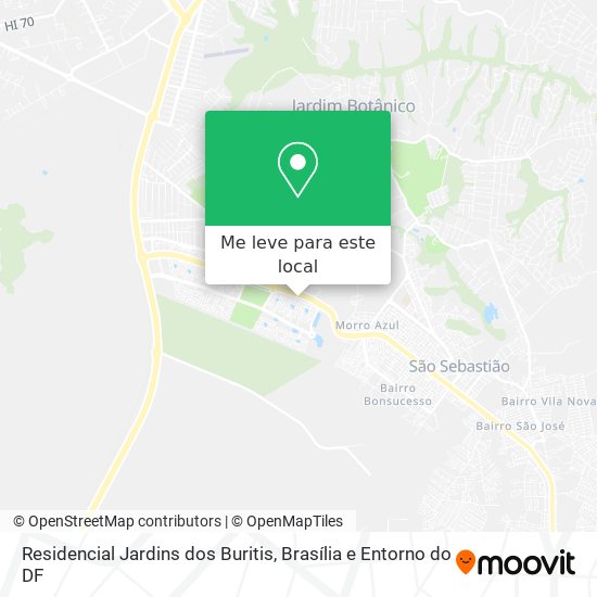 Residencial Jardins dos Buritis mapa