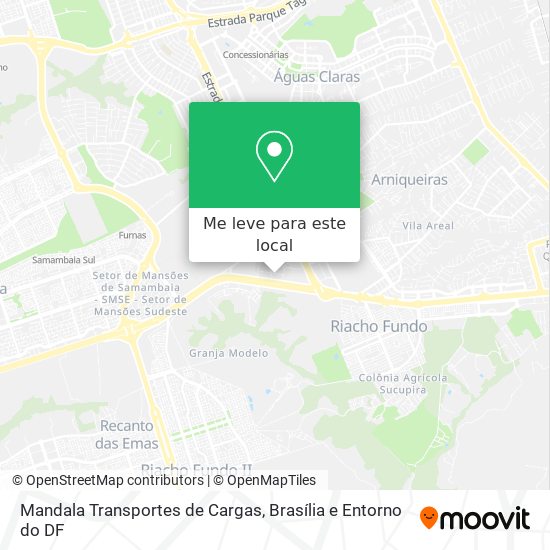 Mandala Transportes de Cargas mapa
