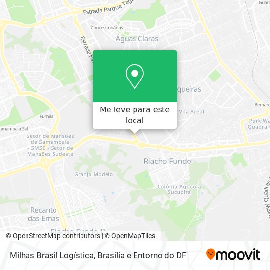 Milhas Brasil Logística mapa