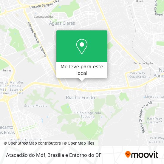 Atacadão do Mdf mapa