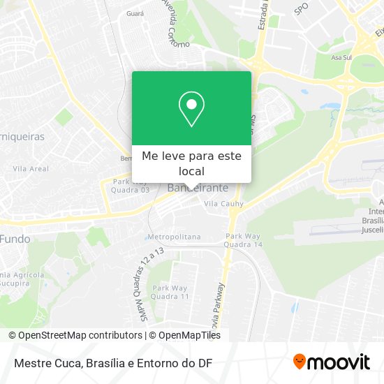 Mestre Cuca mapa
