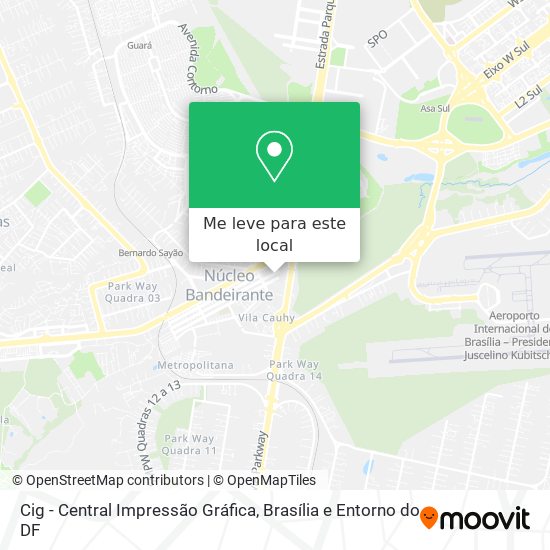 Cig - Central Impressão Gráfica mapa