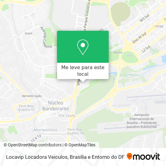 Locavip Locadora Veiculos mapa
