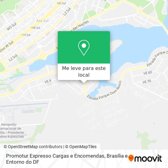 Promotur Expresso Cargas e Encomendas mapa