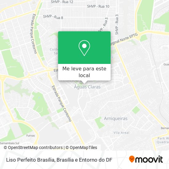 Liso Perfeito Brasília mapa
