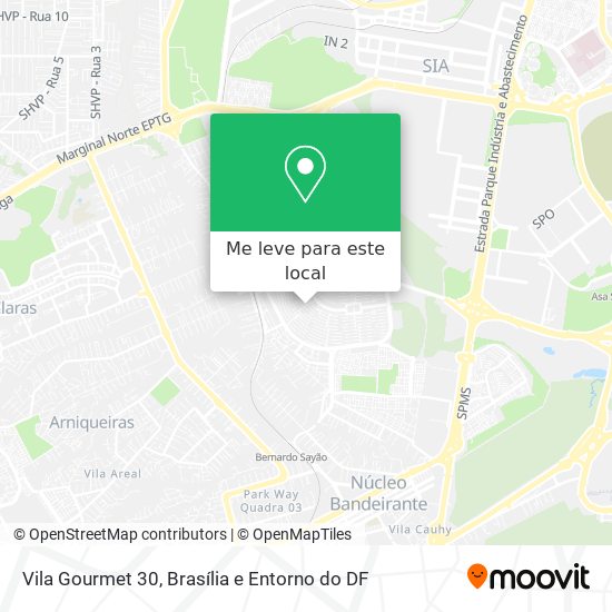 Vila Gourmet 30 mapa